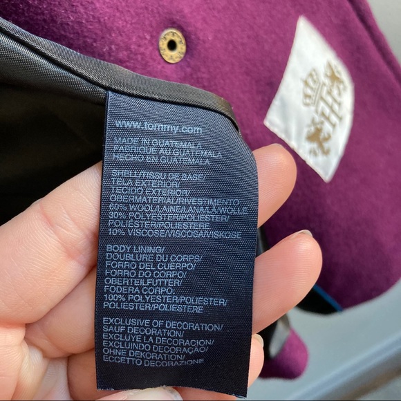 Tommy Hilfiger Purple Peacoat Size 10 - Picture 13 of 13